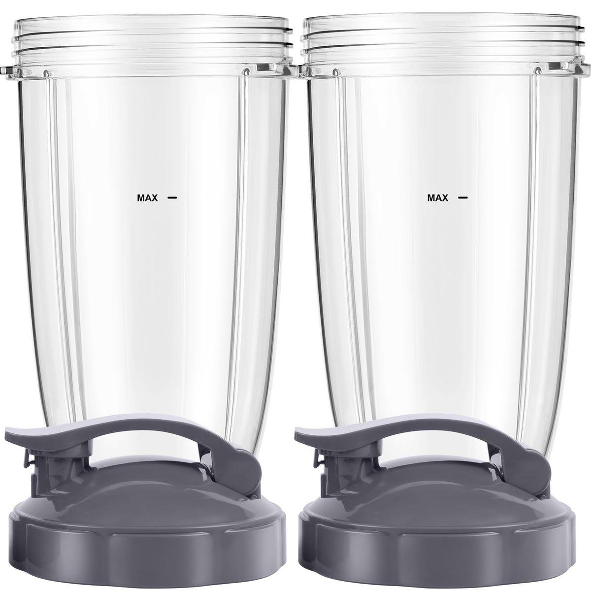 LVAINIT 24oz blender cup with flip-top lid for on-the-go smoothies.