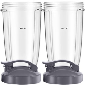 LVAINIT 24oz blender cup with flip-top lid for on-the-go smoothies.