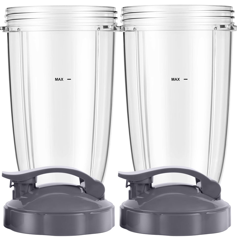 LVAINIT 24oz blender cup with flip-top lid for on-the-go smoothies.