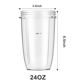 LVAINIT 24oz cup with lip rings for comfortable sipping.