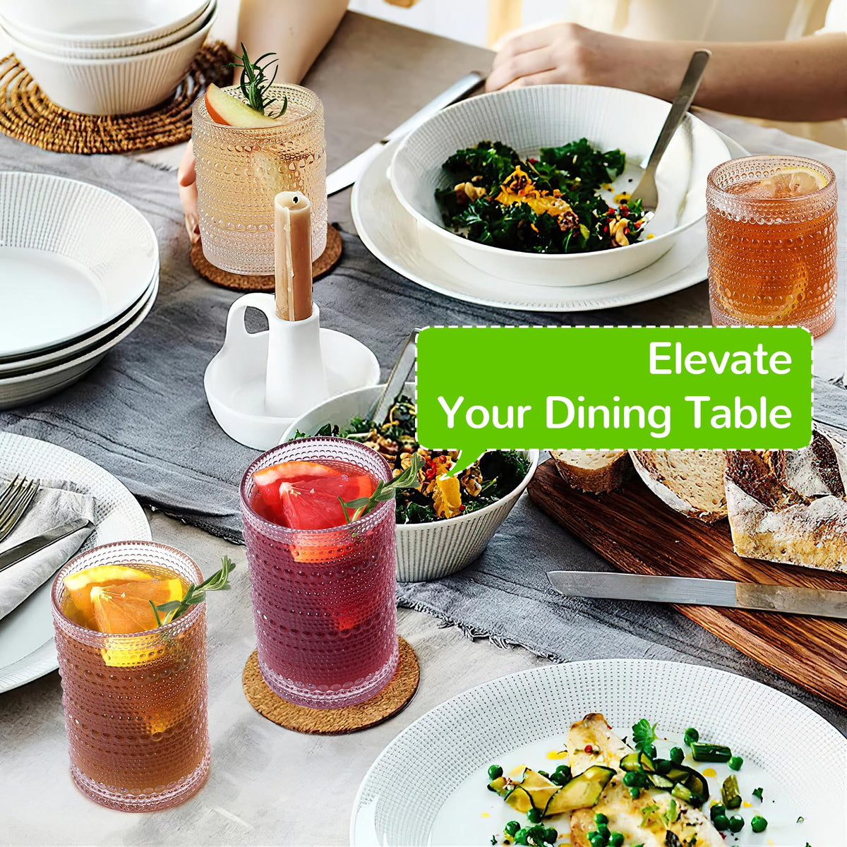 Lvtrupc durable, chip-resistant glass with weighted base for steady sipping