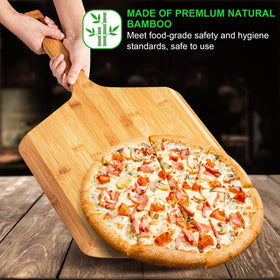 LX LERMX bamboo cutting board suitable for cheese and fruits.