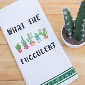 LXOMILL multi-purpose towel doubles as kitchen decor.