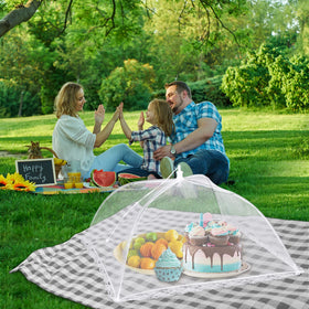 LYDTICK mesh covers for al fresco serving at events