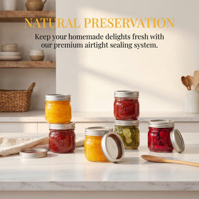 Lyellfe jam-honey-spice-storage jars ideal for preserves and DIY gifts