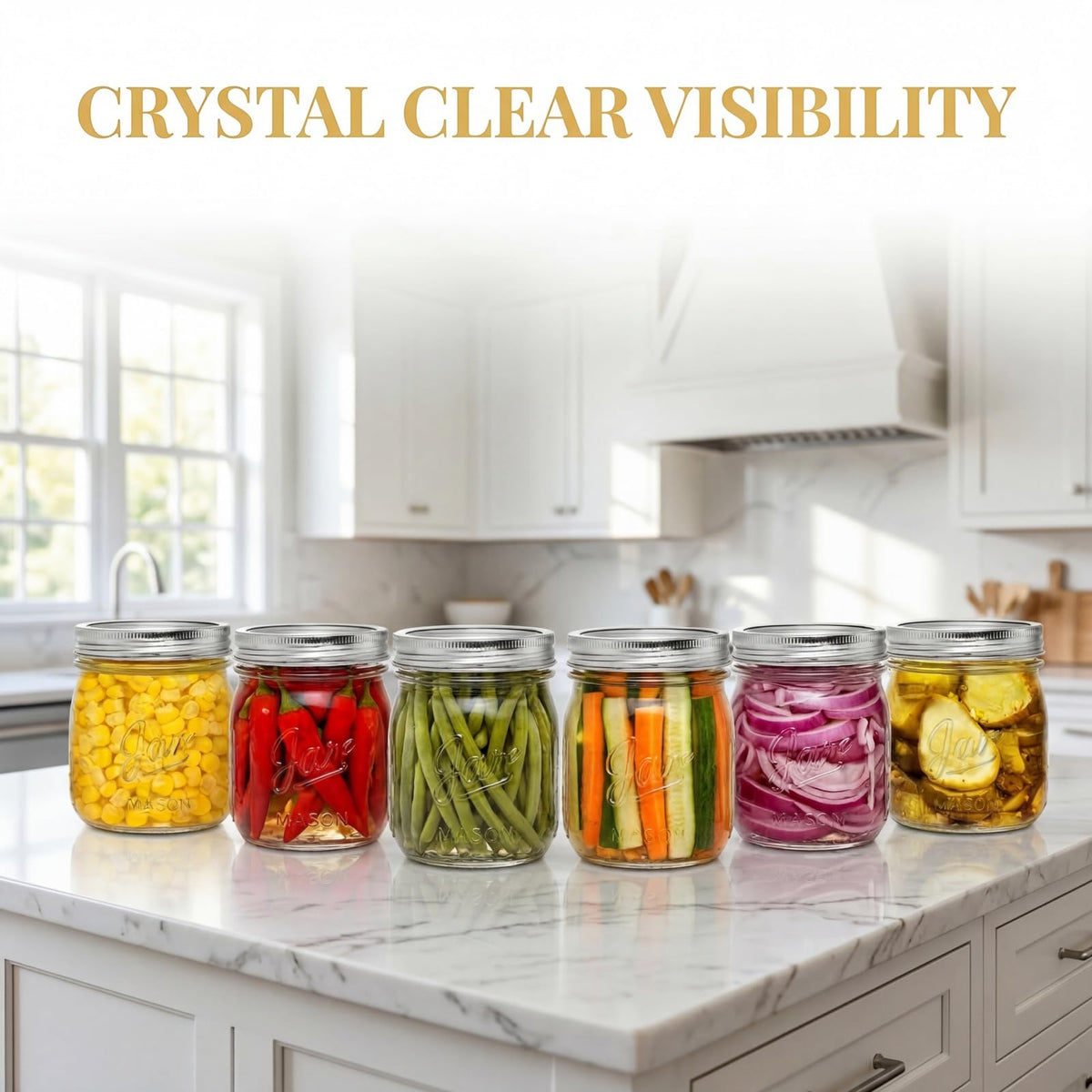 Lyellfe multiuse jar ideal for jams, sauces, spices, and DIY crafts.