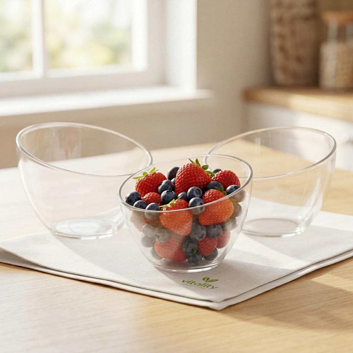 Lyellfe nested bowls storage demonstrates space-saving organization in compact kitchen setups.