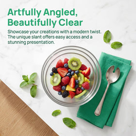 Lyellfe thick acrylic serving bowls offer durable, chip-resistant design for everyday use.