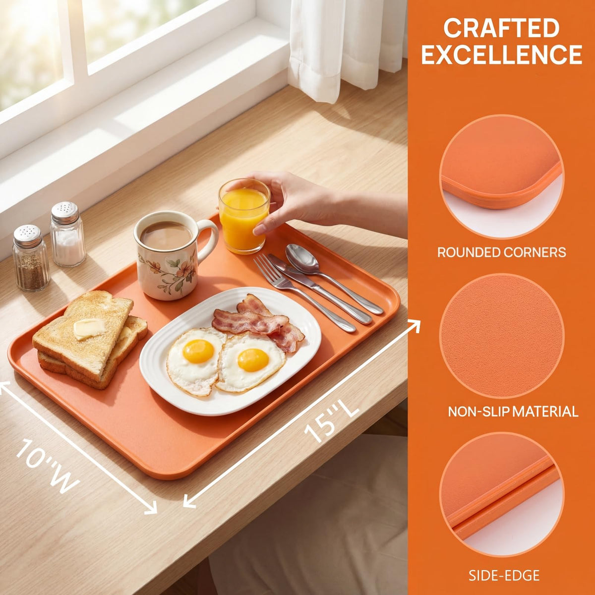 Lyellfe wheat-straw fiber trays offer durable daily use