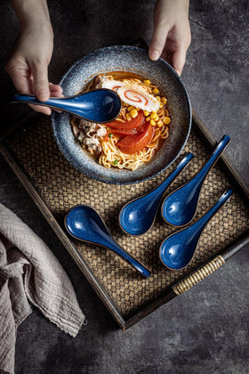 LYEOBOH long-handle spoon for reaching into deep pots