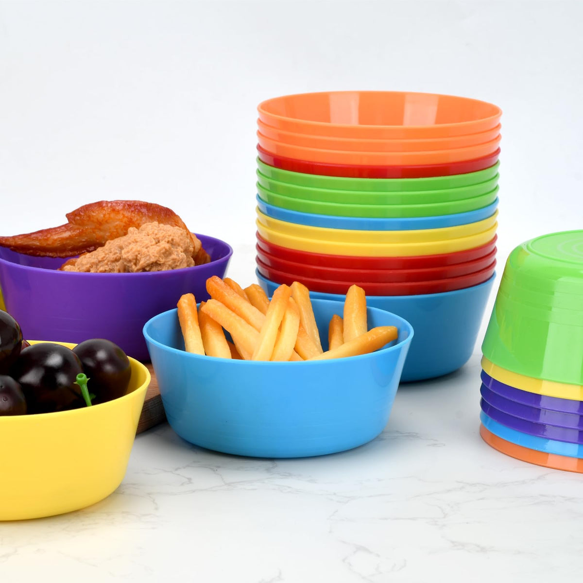 LYHLYA bowls come in six vibrant colors for color-coded meals.