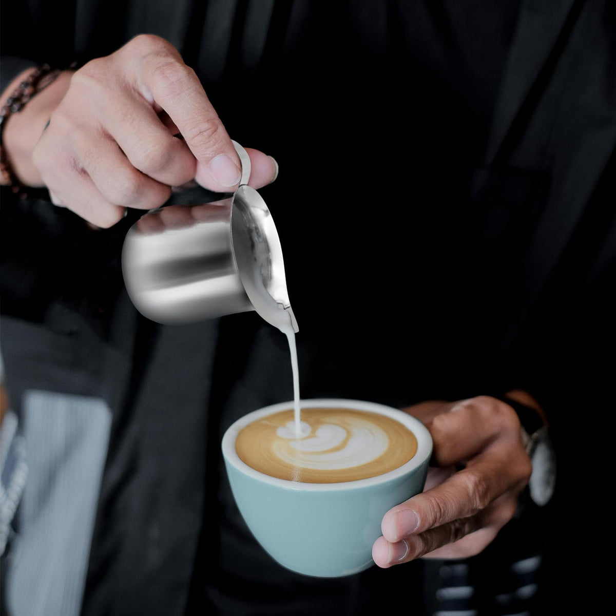 Perfect for latte art thanks to precise pouring.