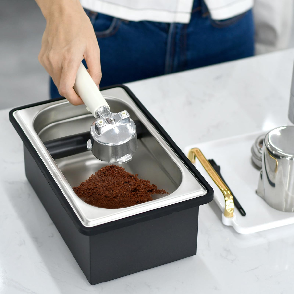 LYHLYA knock box deep-bowl design for higher capacity