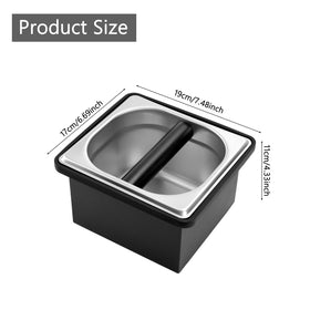 LYHLYA knock box with a deep bowl indicating increased capacity for larger batches.