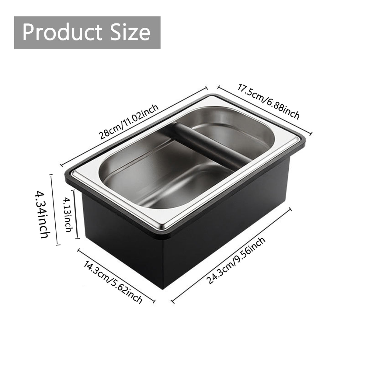 LYHLYA knock box with silicone protection pads