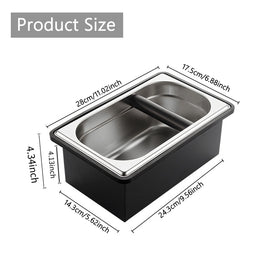 LYHLYA knock box with silicone protection pads