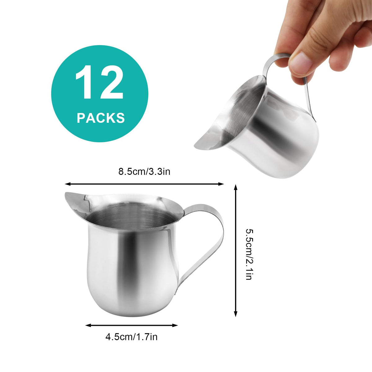 Lyhlya stainless steel with drip-free spout for mess-free pour.