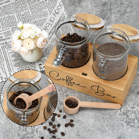 LYHLYA sugar and flour storage for quick access.