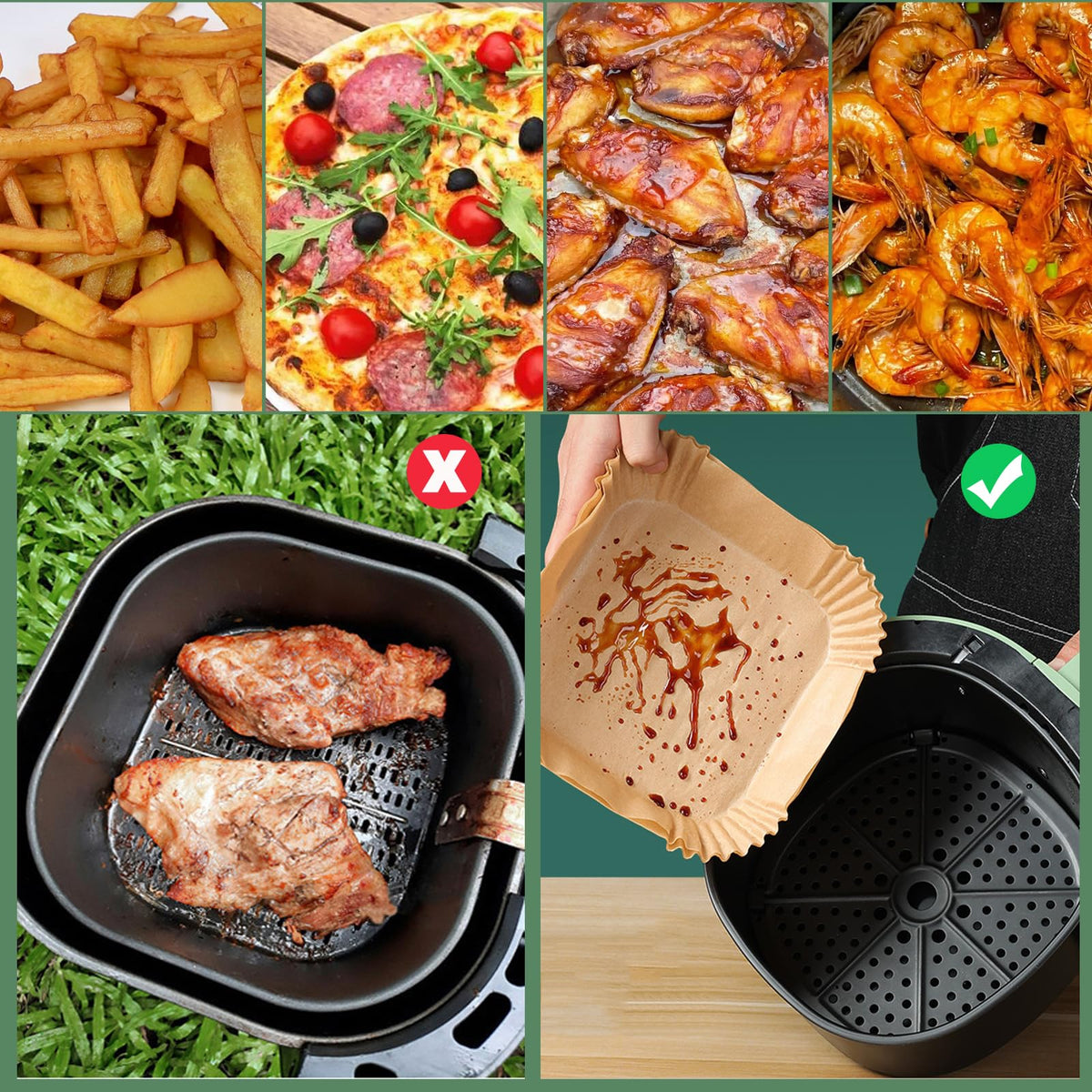 LYHOLKEER durable, leak-proof paper supports storage and batch cooking