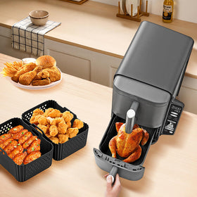 LYHOLKEER heat-resistant silicone liner withstands up to 450°F for versatile use.
