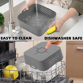 LYHOLKEER silicone liner is dishwasher-safe for quick cleanup.