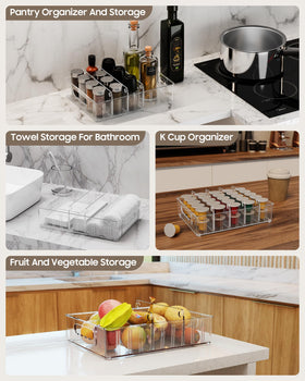 LYNG lid organizer with adjustable dividers accommodates varied lid shapes.