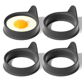 LYNG silicone egg rings with leak-proof design for neat, perfectly shaped eggs.
