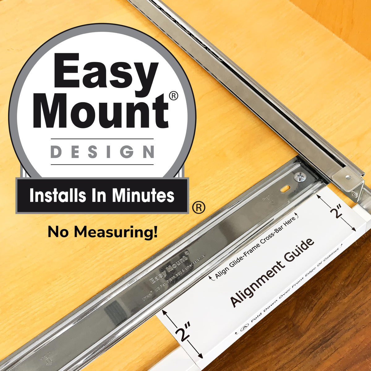 1/8 inch polymer tray securely locks to prevent spills.