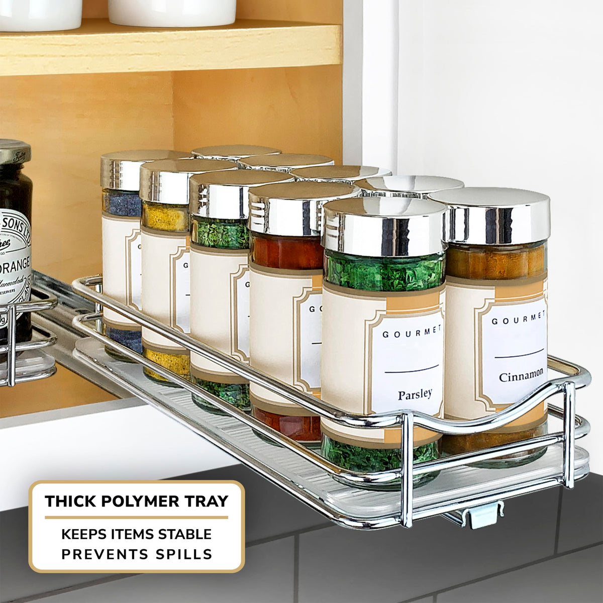 LYNK PROFESSIONAL compatible with 4-3/8 inch wide cabinets for inside-cabinet use.