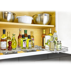 Lifetime warranty badge for LYNK PROFESSIONAL spice rack.