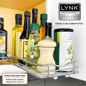 LYNK PROFESSIONAL easy mount design installs quickly behind cabinet doors.