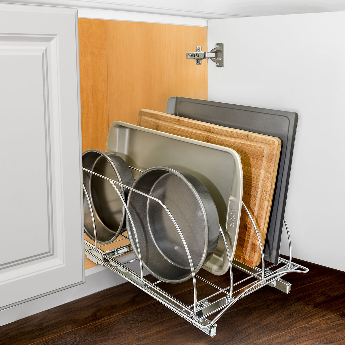 LYNK PROFESSIONAL ten-by-21-inch deep inside cabinet - fits narrow spaces.