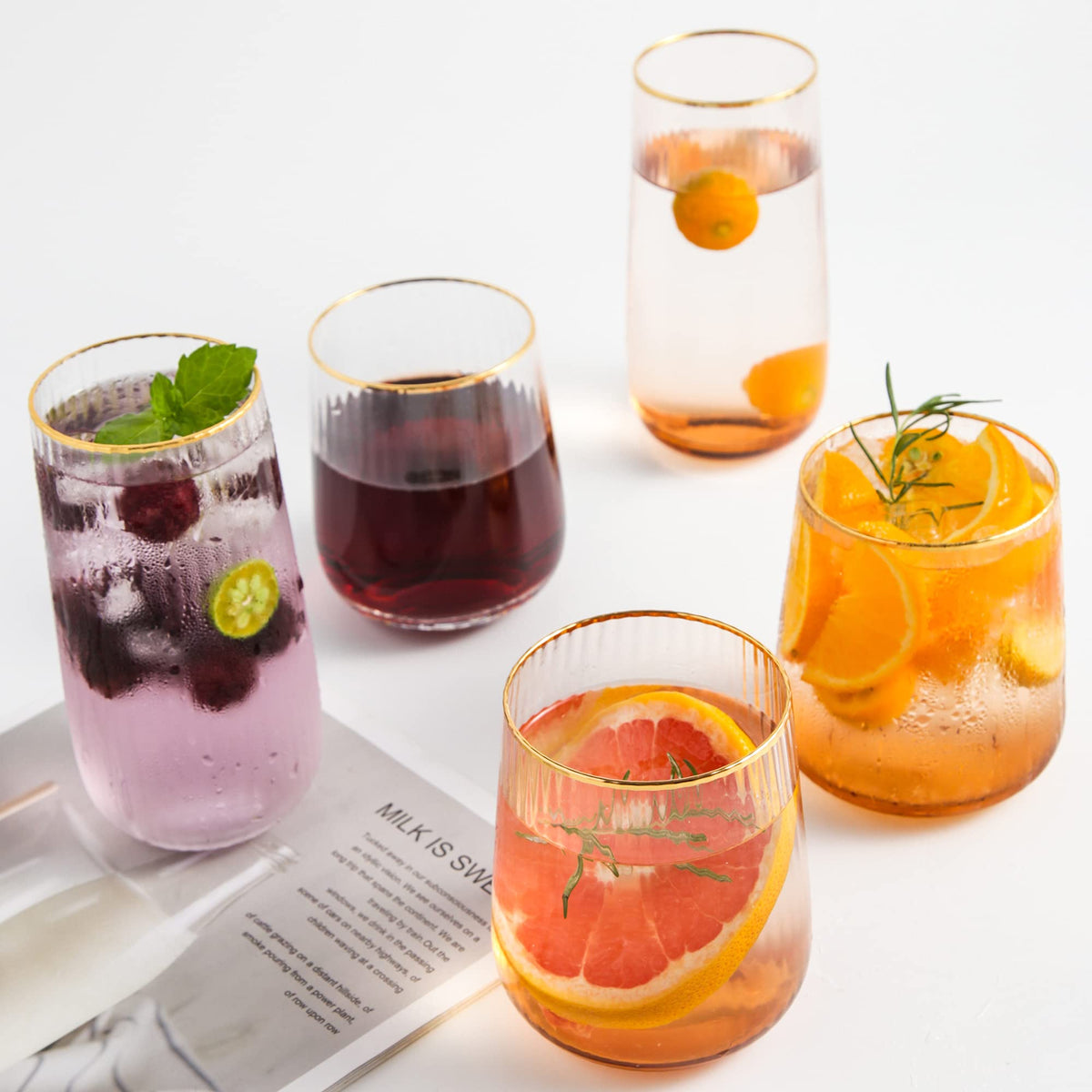 Lysenn versatile for wine, champagne, or cocktails at gatherings.