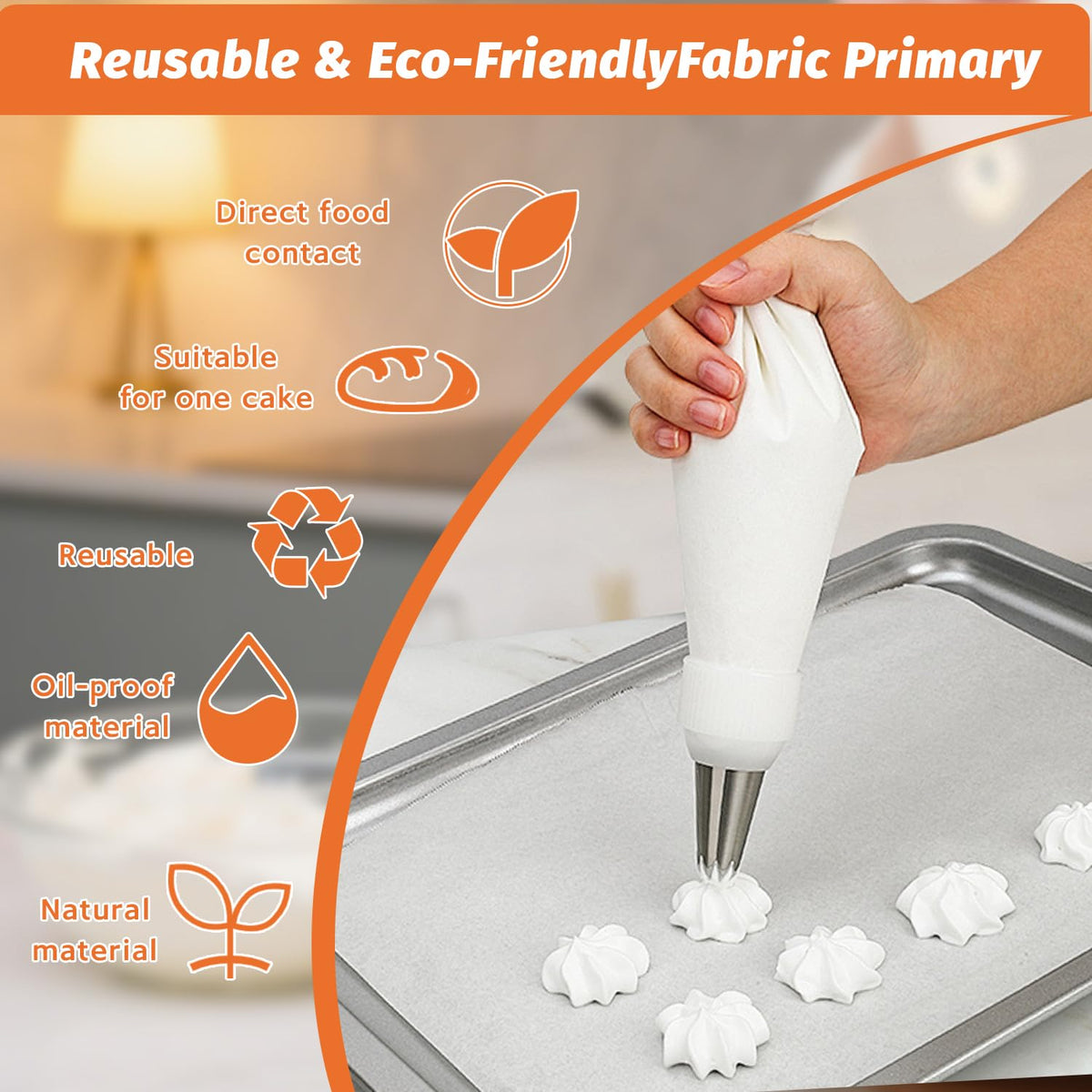 LYUOXINTG six-piece frosting tips enabling intricate designs