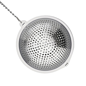 Lyxa SR tea ball with drip trays to catch spills
