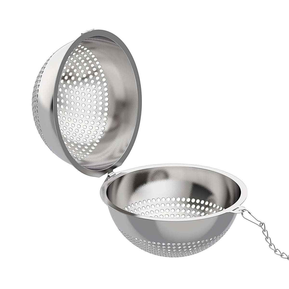 Lyxa SR tea ball with extended chain for easy removal