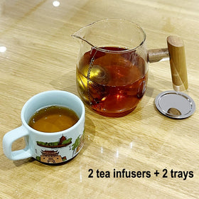 Lyxa SR tea ball works with coffee and spices