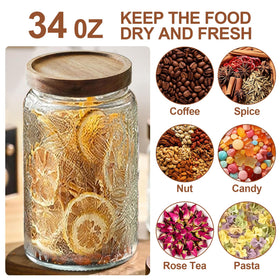 LYXFZQ kitchen counter display jar showing practical storage and easy access.