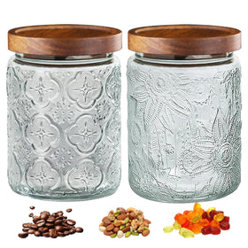 LYXFZQ vintage glass jar on a kitchen counter for tidy pantry storage
