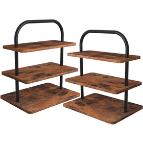LZelriy Cupcake Stand 2-Pack base view shows spacious tiers for up to 50 cupcakes.
