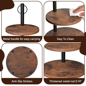 LZelriy versatile display for cupcakes, pastries, and appetizers