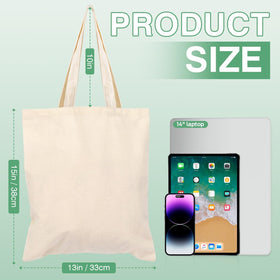 Lzerking 10oz canvas tote machine washable and durable for daily use.