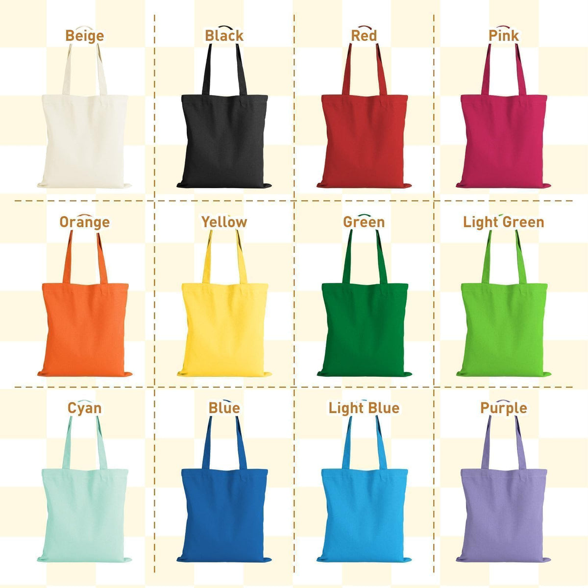 Lzerking tote in green, spacious 13x15 inches for books and snacks.