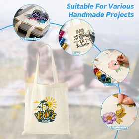 Lzerking tote bag ready for sublimation and HTV customization.