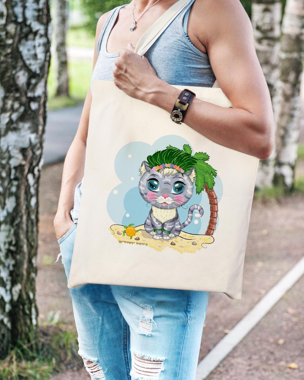 Lzerking tote supports up to 20 lbs for versatile use.