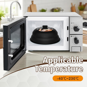 Lzerking collapsible silicone mat doubles as a non-slip base for heated containers.
