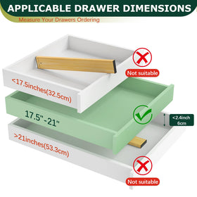 Lzerking expandable organizer for bathroom and cosmetics drawers.