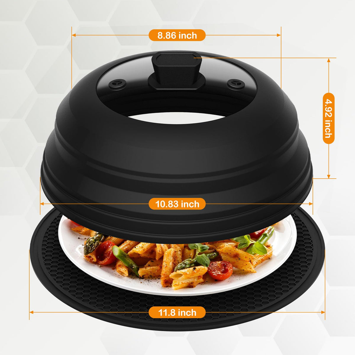 Lzerking heat-resistant tempered glass endures high temperatures during microwaving.