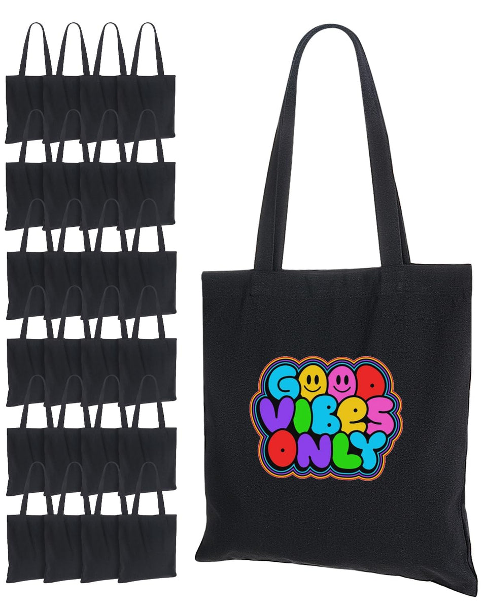 Lzerking tote with 10oz black canvas and sturdy stitching for daily use.