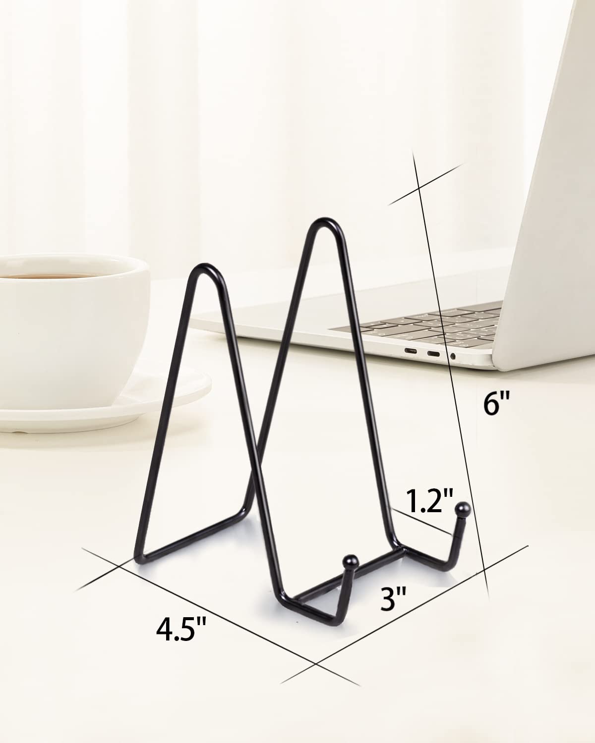 Lzerking vinyl record display stand keeps albums visible and accessible.